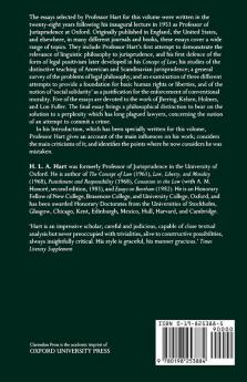 Essays in Jurisprudence and Philosophy