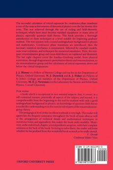 Theory of Critical Phenomena