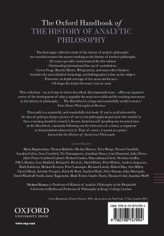 The Oxford Handbook of The History of Analytic Philosophy
