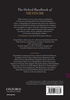 Oxford Handbook of Nietzsche
