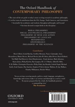 Oxford Handbook of Contemporary Philosophy
