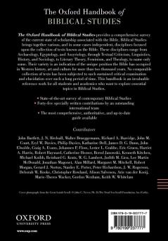Oxford Handbook of Biblical Studies