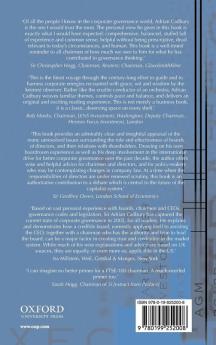 Corporate Governance and Chairmanship