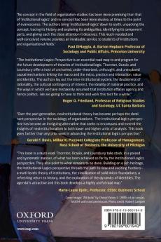 The Institutional Logics Perspective