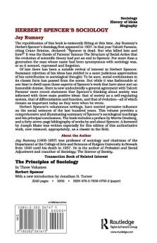 Herbert Spencer's Sociology