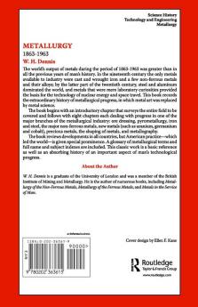 Metallurgy 1863-1963