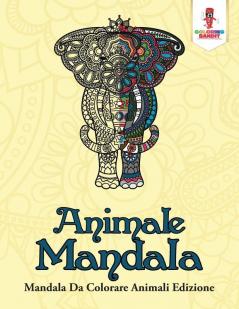 Animale Mandala: Mandala Da Colorare Animali Edizione