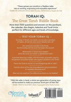 Torah IQ: The Great Torah Riddle Book