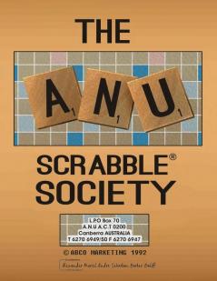 The ANU Scrabble Society