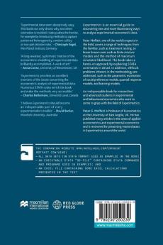 Experimetrics: Econometrics for Experimental Economics