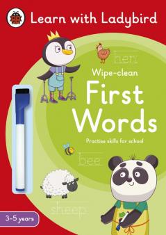 First Words: A Learn with Ladybird Wipe-Clean Activity Book 3-5 years