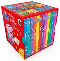 Peppa Pig - My Best Little Library (12 Board Books Set)  by Pig Peppa