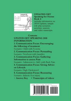 OET Speaking for Nurses Book 2