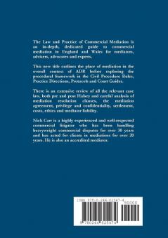 The Law and Practice of Commercial Mediation