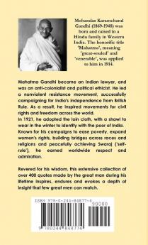 Quotes of Mahatma Gandhi A Words of Wisdom Collection Book