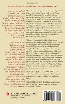 Søren Kierkegaard's Journals and Papers Volume 1