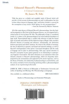 Edmund Husserl's Phenomenology