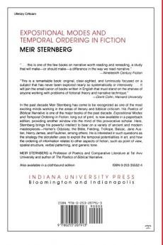 Expositional Modes and Temporal Ordering in Fiction