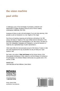 Virilio: The Vision Machine (paper) (Perspectives)