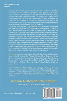 Religion and Personal Law in Secular India