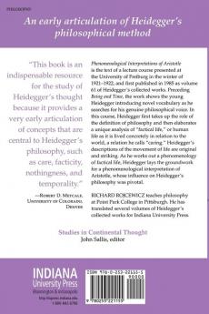 Phenomenological Interpretations of Aristotle