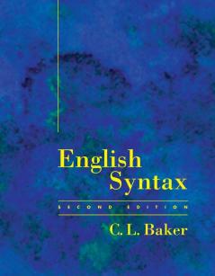 English Syntax Second Edition