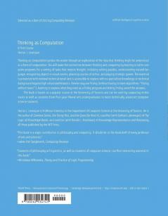 Thinking as Computation: A First Course (The MIT Press)