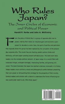 Who Rules Japan?: The Inner Circles of Economic and Political Power (Irwin Series in Economics)