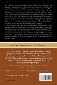 The Captive Woman's Lament in Greek Tragedy