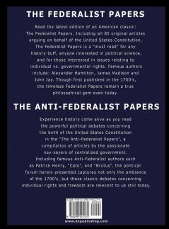 The Federalist & Anti Federalist Papers