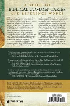 A Guide to Biblical Commentaries and Reference Works