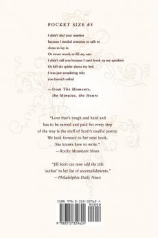 The Moments the Minutes the Hours: The Poetry of Jill Scott