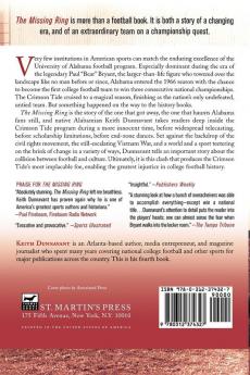 The Missing Ring: How Bear Bryant and the 1966 Alabama Crimson Tide Were Denied College Football's Most Elusive Prize