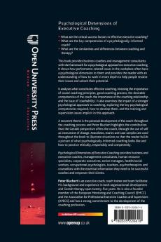 Psychological Dimensions of Executive Coaching
