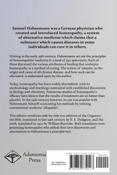 Organon of Homoeopathic Medicine
