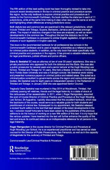 Commonwealth Caribbean Criminal Practice and Procedure