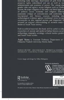 Women and Society in Early Medieval India Re-interpreting Epigraphs