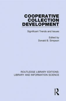 Cooperative Collection Development