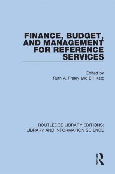 Finance Budget and Management for Reference Services
