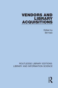 Vendors and Library Acquisitions