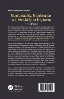 Maintainability Maintenance and Reliability for Engineers