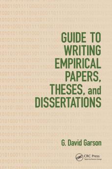 Guide to Writing Empirical Papers Theses and Dissertations