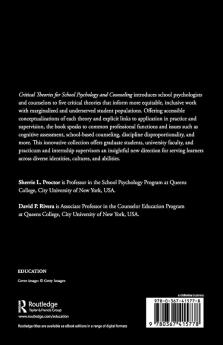 Critical Theories for School Psychology and Counseling