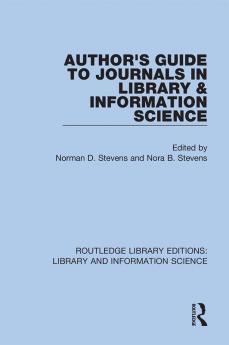 Author's Guide to Journals in Library & Information Science