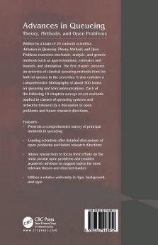 Advances in Queueing Theory Methods and Open Problems