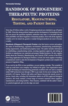 Handbook of Biogeneric Therapeutic Proteins