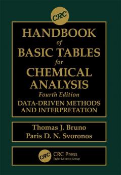 CRC Handbook of Basic Tables for Chemical Analysis