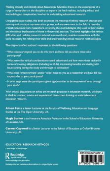 Thinking Critically and Ethically about Research for Education