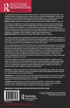Routledge Handbook of Disaster Risk Reduction Including Climate Change Adaptation