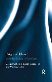 Origin of Kibosh